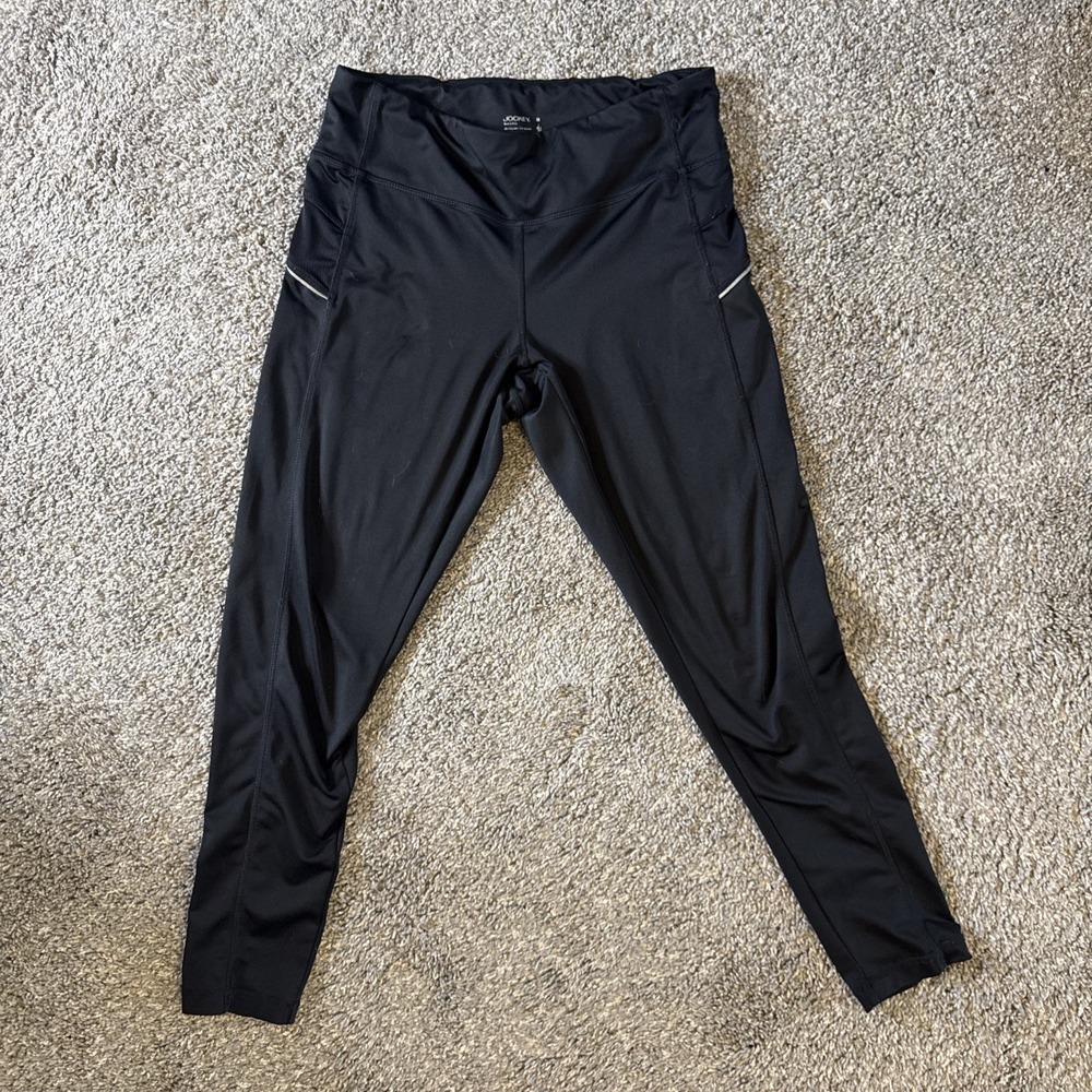 Jockey Women's Leggings Pocket Black Size M